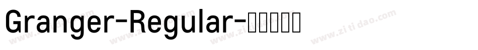 Granger-Regular字体转换
