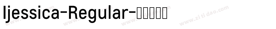 Ijessica-Regular字体转换