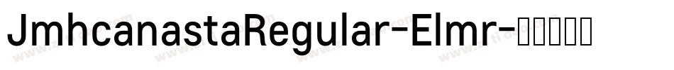 JmhcanastaRegular-Elmr字体转换