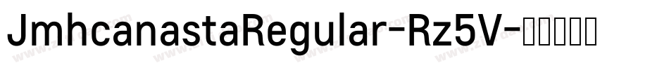 JmhcanastaRegular-Rz5V字体转换
