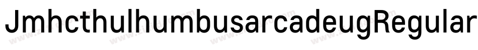 JmhcthulhumbusarcadeugRegular-JleB字体转换