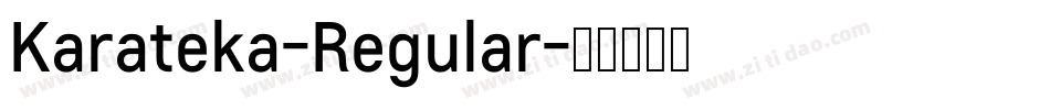 Karateka-Regular字体转换 Karateka-Regular字体转换