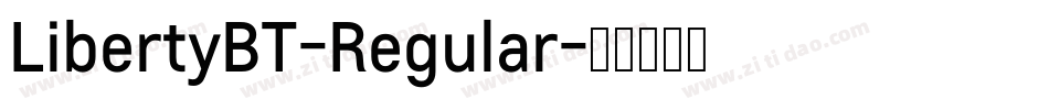 LibertyBT-Regular字体转换