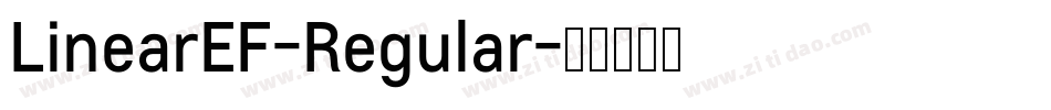 LinearEF-Regular字体转换