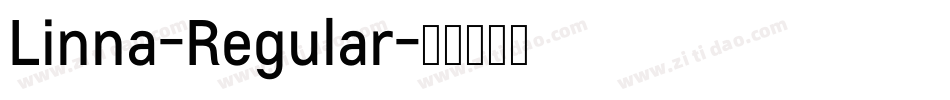 Linna-Regular字体转换