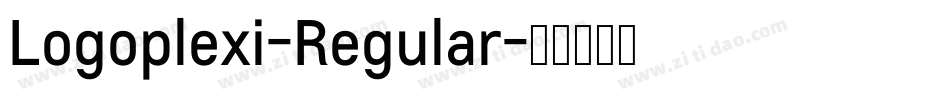 Logoplexi-Regular字体转换