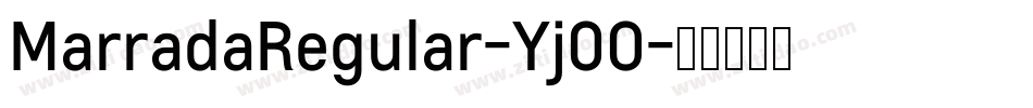 MarradaRegular-Yj0O字体转换