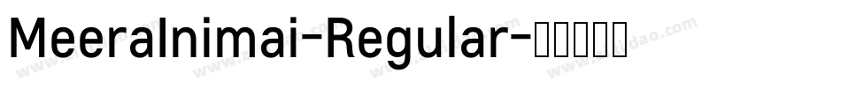 MeeraInimai-Regular字体转换