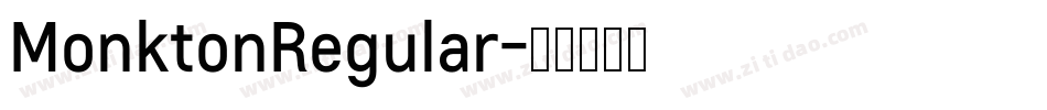 MonktonRegular字体转换 MonktonRegular字体转换