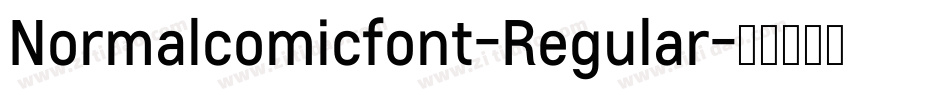 Normalcomicfont-Regular字体转换