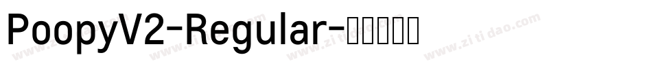 PoopyV2-Regular字体转换