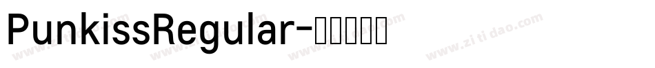 PunkissRegular字体转换