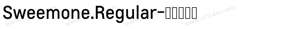 Sweemone.Regular字体转换