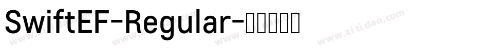 SwiftEF-Regular字体转换