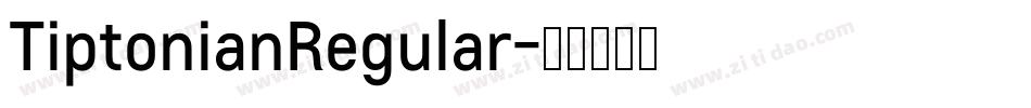 TiptonianRegular字体转换