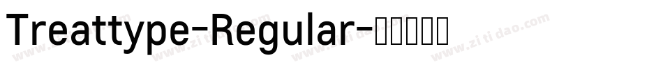 Treattype-Regular字体转换