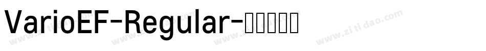 VarioEF-Regular字体转换