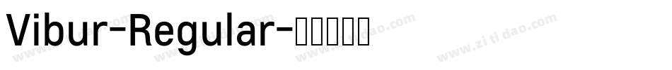 Vibur-Regular字体转换