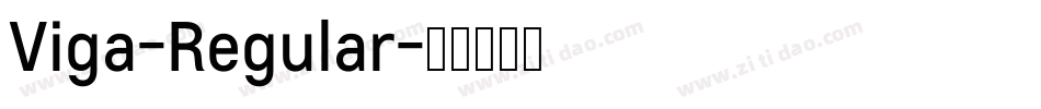 Viga-Regular字体转换
