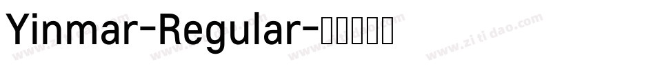 Yinmar-Regular字体转换
