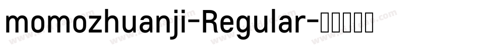 momozhuanji-Regular字体转换