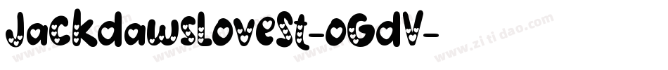 JackdawsLoveSt-oGdV字体转换