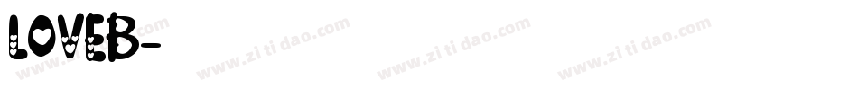 LOVEB字体转换