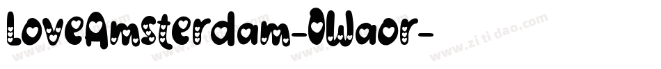 LoveAmsterdam-0Waor字体转换