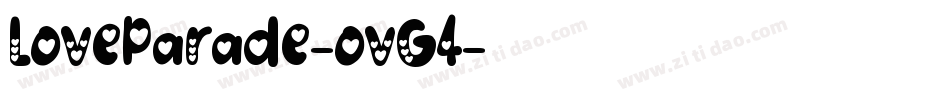 LoveParade-ovG4字体转换