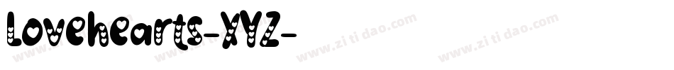 Lovehearts-XYZ字体转换