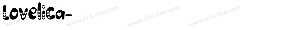 Lovelica字体转换