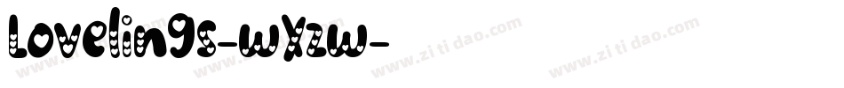 Lovelings-wXzw字体转换