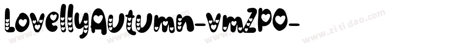 LovellyAutumn-vmZPO字体转换