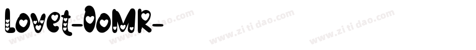 Lovet-0oMR字体转换