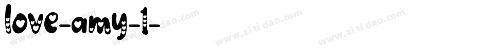 love-amy-1字体转换