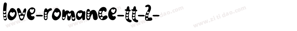 love-romance-tt-2字体转换