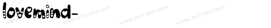 lovemind字体转换
