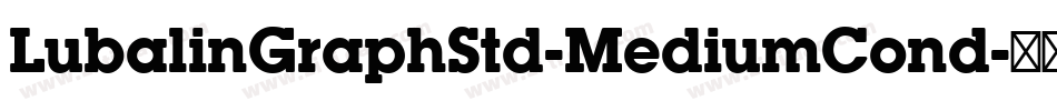 LubalinGraphStd-MediumCond字体转换
