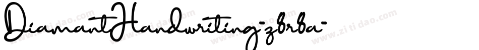 DiamantHandwriting-z8r8a字体转换