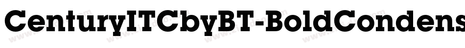 CenturyITCbyBT-BoldCondensed字体转换