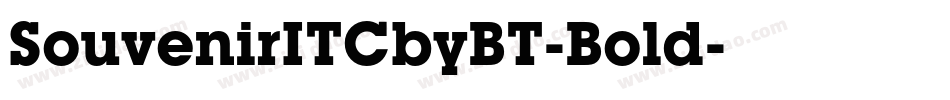 SouvenirITCbyBT-Bold字体转换