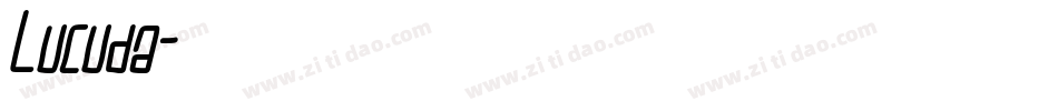 Lucuda字体转换