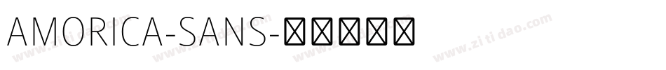 AMORICA-SANS字体转换