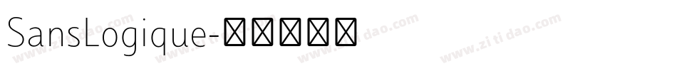 SansLogique字体转换