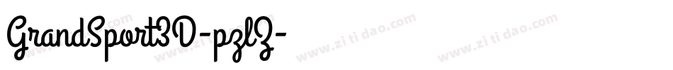 GrandSport3D-pzlZ字体转换
