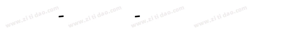 ZineSlabDis-XBoldItalicExp字体转换