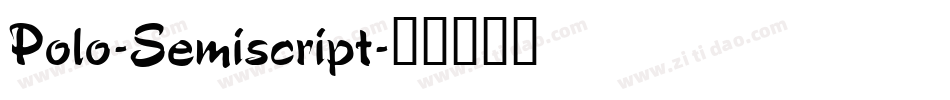 Polo-Semiscript字体转换