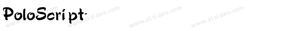 PoloScript字体转换