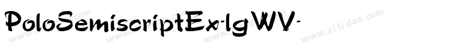 PoloSemiscriptEx-lgWV字体转换