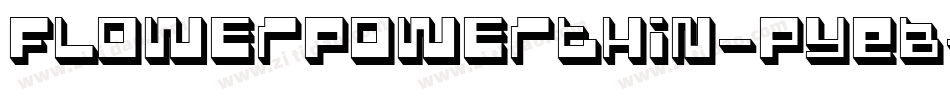 FlowerPowerThin-PyEB字体转换